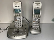 Panasonic KX-TG4021 DECT 6.0 Digital Answering Cordless System 2 Handsets