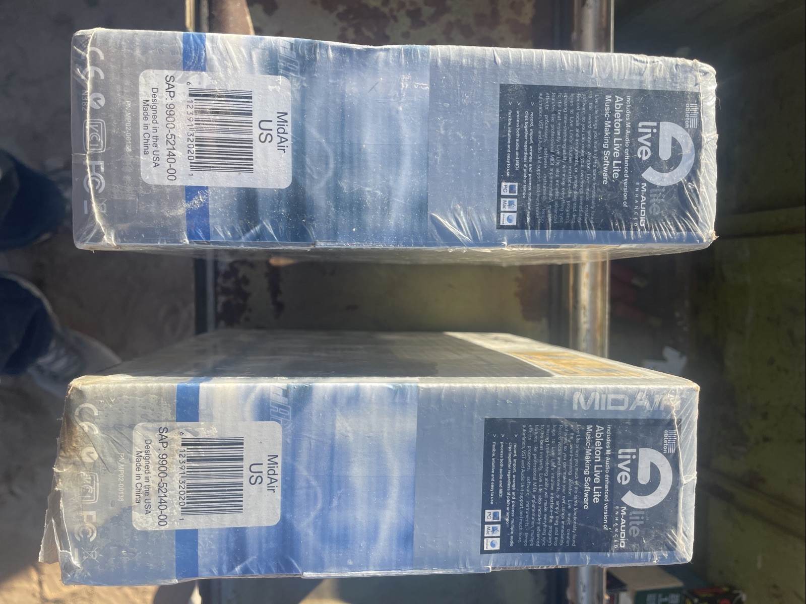 M-Audio MidAir Wireless MIDI transmitter, receiver New Sealed, in Original Boxes