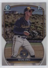 2023 Bowman Chrome Prospects Refractor 301/499 Kevin Ereu #BCP-229 s1i