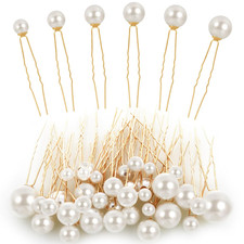 Pearl Bobby Pins 36 Pcs Wedding Pearl Hair Accessories Different Size Single Pea