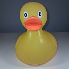 Jumbo Toysmith Yellow Rubber Duck Toy 8.5 x 9 x 6 Bath time Toy Rubber Ducky