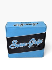 Sure-Grip 1300 Black Suede Roller Skates Size 11 US Men New Open Box Inspection