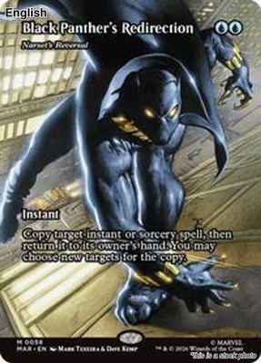 Black Panther's Redirection - Narset's Reversal (Borderless) EN [MAR - 58] - ...