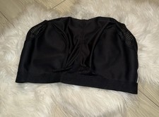 Glamorise Sport 1068 No Sweat Mesh Sports Bra Wire Free Womens 40G Black New