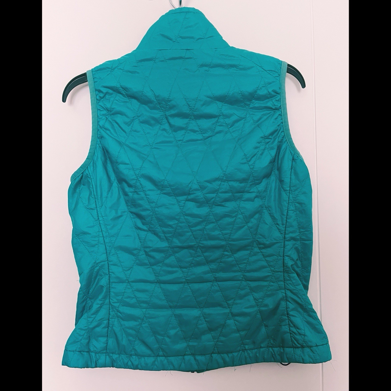 Patagonia Teal Blue Nano Puff Quilted Primaloft Puffer Vest Women’s Sz Small thumbnail 5