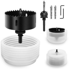 Wobllmx 4-1/4 Hole Saw For Recessed Lights4-1/4 Bi-Metal Hole Cutter Dust Bowl