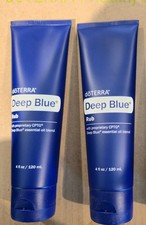 doTERRA Deep Blue Rub Authentic Value Pack of 2 Sealed Bottles - 4 oz Cream