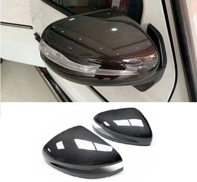 Dry Carbon Fiber Mirror Cover Caps For Mercedes-Benz W464 G class G63 2019-2022