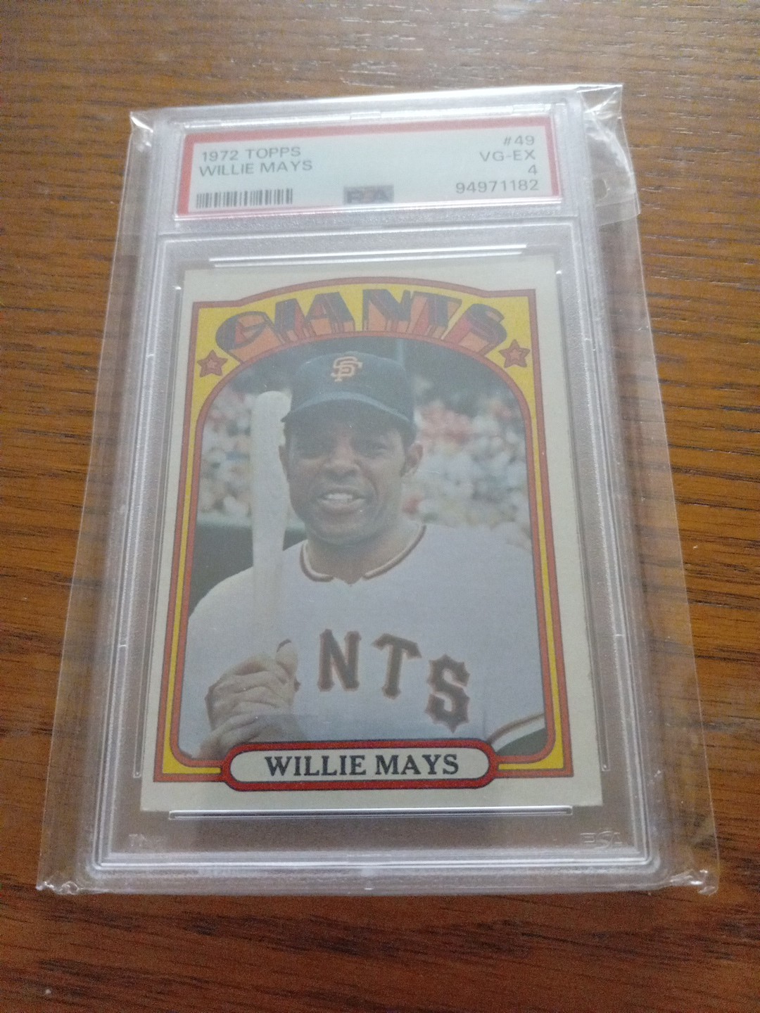 1972 Topps Willie Mays #49 PSA 4 VG-EX