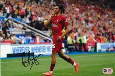 TRENT ALEXANDER-ARNOLD SIGNED GOAL 12x8 PHOTO (ACG CERT AG18764)