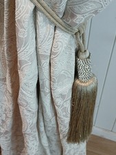 Damask Curtains By Julian Charles. Tiebacks included