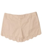 J. Crew Damen Chino Shorts US 14 XL W36 wei&szlig; Baumwolle DF19