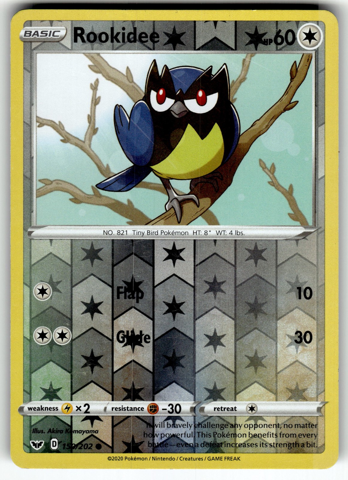 Rookidee 150/202 SWSH01: Sword & Shield Base Set LP Pokemon Card TCG