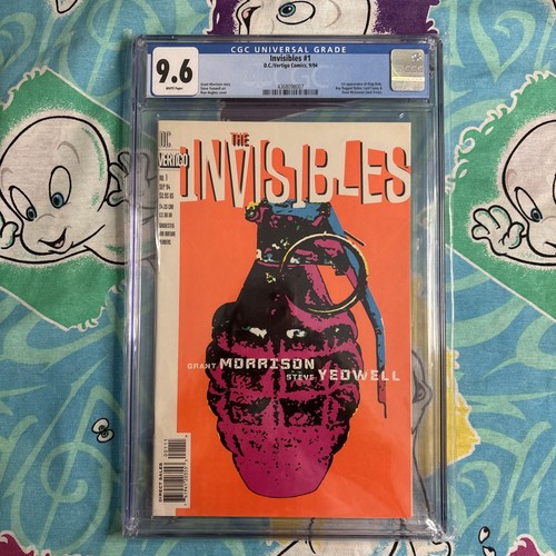 The INVISIBLES #1 CGC 9.6 DC Vertigo 1994 Many First Appearances Grant Morrison