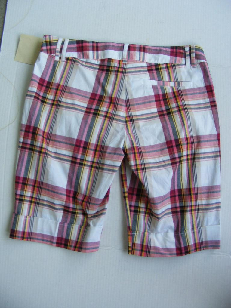 Makers of True Originals Shorts Plaid Madras Bermuda Trouser