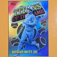 2026 TOPPS ** HOLO TITANS OF GAME ** BOBBY WITT JR. KANSAS CITY ROYALS - 621