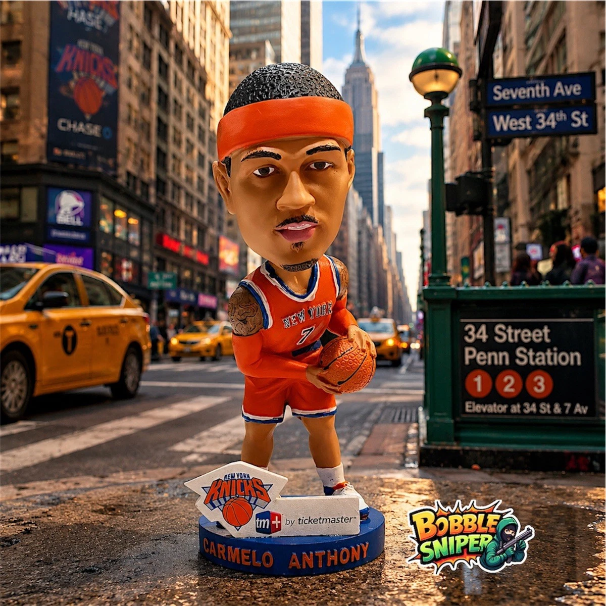 スポーツ NBA Bobblehead Carmelo Anthony #7 Carmelo Anthony New York Knicks NBA Bobbleheads for sale | eBay
