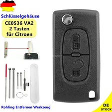 2 Tasten Schlüssel Gehäuse VA2 Für Peugeot Partner Citroen Berlingo C2 C3 DS3