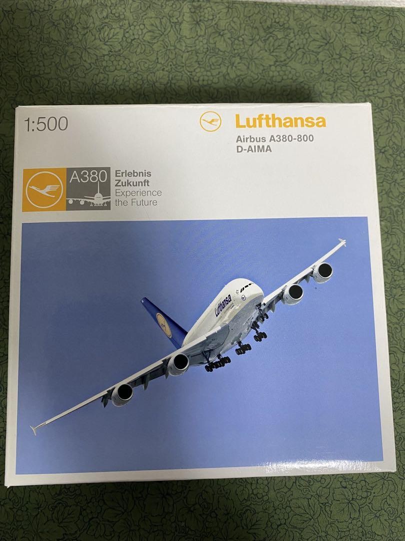 航空機・ヘリコプター Herpa Lufthansa Airbus A380-800 1:500 Herpa Lufthansa Airbus A380800 1/500 Scale Model, Detailed