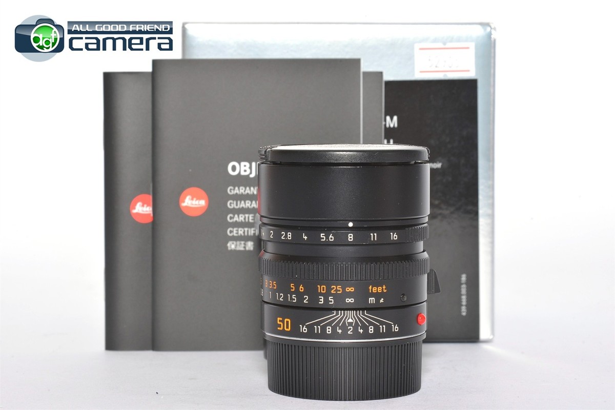 レンズ(単焦点) Leica SUMMILUX-M 50mm F1.4 ASPH 11891 Leica Summilux-M 50mm F/1.4 ASPH. Lens Black Anodized 11891 | eBay