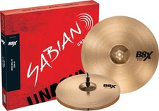 Sabian B8X First Cymbal Pack w/ 14" Hi-Hats  16" Crash Cymbal