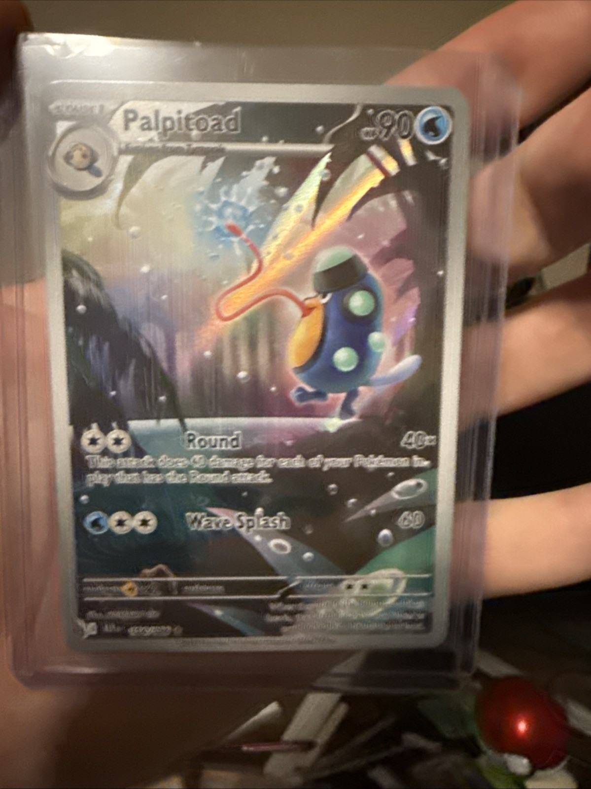 Palpitoad Black Bolt 104/086 Illustration Rare Pokemon TCG NM