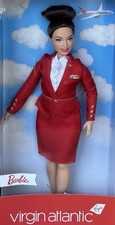 Barbie Virgin Atlantic Cabin Crew Air Stewardess Doll BN 2019 Box Damage