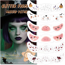 Glitter Freckles, Holographic Face and Body Glitter Tattoo Sparkle for Women Gol