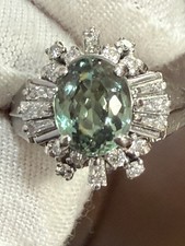 GIA Certified Platinum Brazil 1.4ct Alexandri...