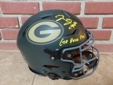 Josh Jacobs Signed Packers STS Speedflex Authentic FS Helmet Radtke COA Auto