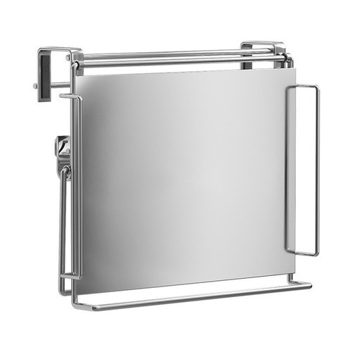 Robust Stainless Steel Kitchen Organizer with Hooks for Storage Options - Picture 2 of 24
