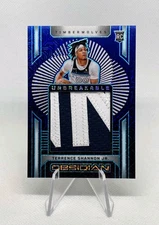 2024-25 Obsidian Terrance Shannon Jr Unbreakable Deep Sea Mojo Flood /5 #UM-TST