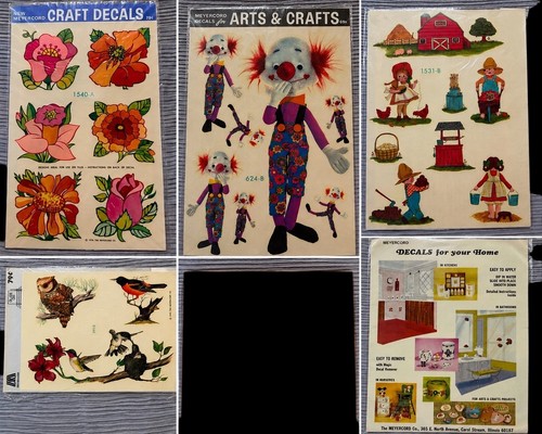 Meyercord Vintage Craft Decals Assortment