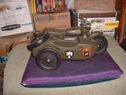 Vintage Cherilea German motorcycle sidecar Action Man GI Joe For 12" Figure