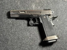 WE-Tech Hi-Capa 5.1 T-Rex Competition GBB Airsoft Pistol (Full Auto, Silver)