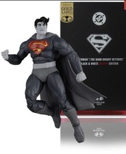 McFarlane Toys Superman Dark Knight Returns B&W Accent Edition Gold Label MIB