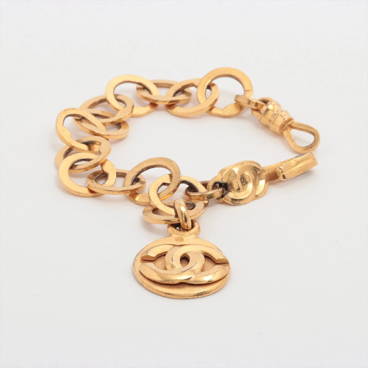 Bracciale Chanel Coco Mark catena oro 17 5 pollici GP