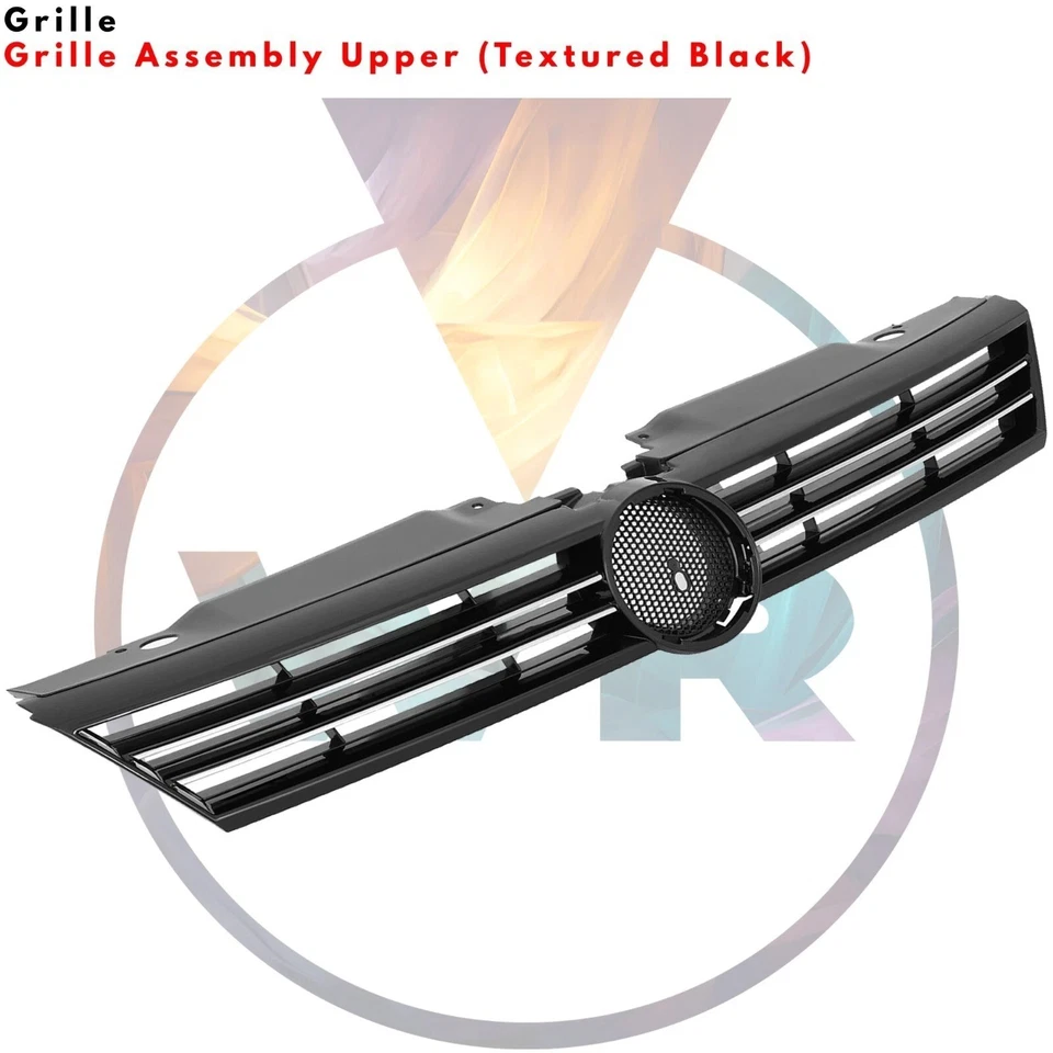 Front Bumper Cover Primed Plastic & Headlight Kit For 2011-2014 Volkswagen Jetta Foto 4 de 4