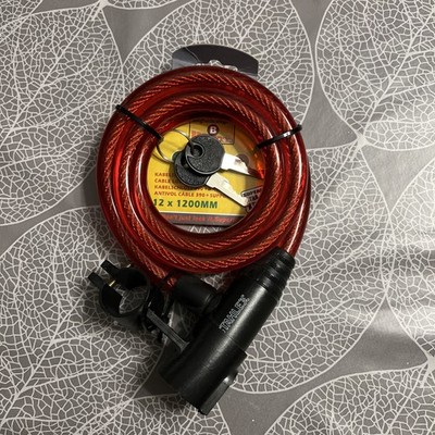 Stahlex Superlock Kabelschloss 390 + Halter 12 x 1200 neu Fahrradschloss