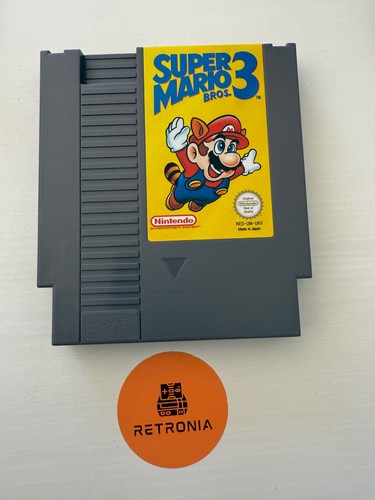 Super Mario Bros 3 Nintendo Nes gioco versione UK in scatola con manuale completo CIB - Foto 2 di 11