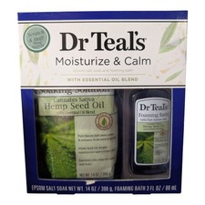 Dr Teals Bath Set Epsom Moisturize Skin Calming Soak Essential Oil Fishing Bath