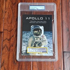 MICHAEL COLLINS * PSA * Signed CUSTOM CARD Unused NGC Label AUTOGRAPH Apollo 11