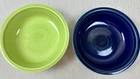 Fiestaware Set Of 2 Homer Laughlin 7" Soup Cereal Bowls Green & Blue