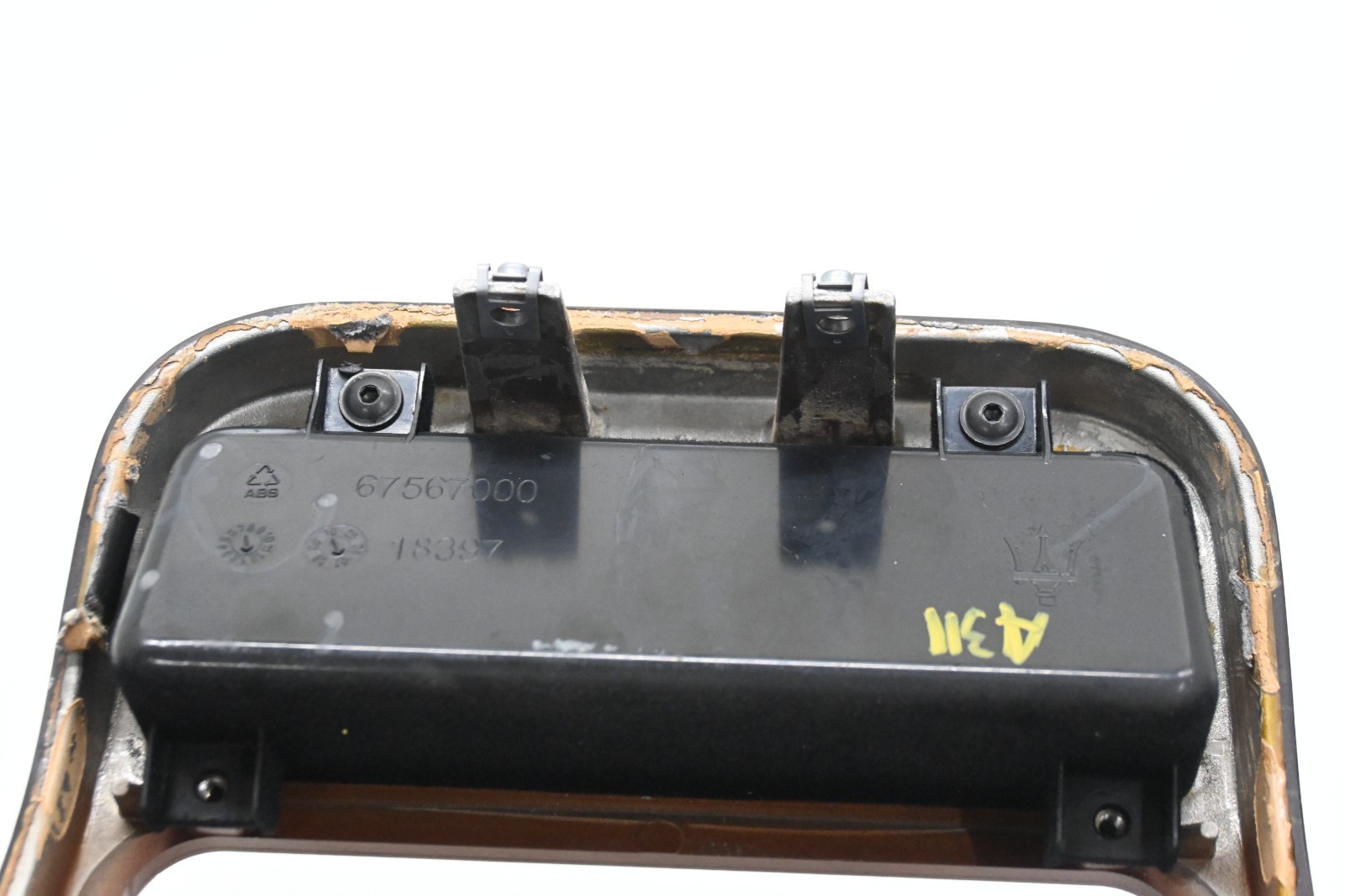 ⭐ 03-12 Maserati Quattroporte Rear Center Console Wood Trim Bezel Panel Oem