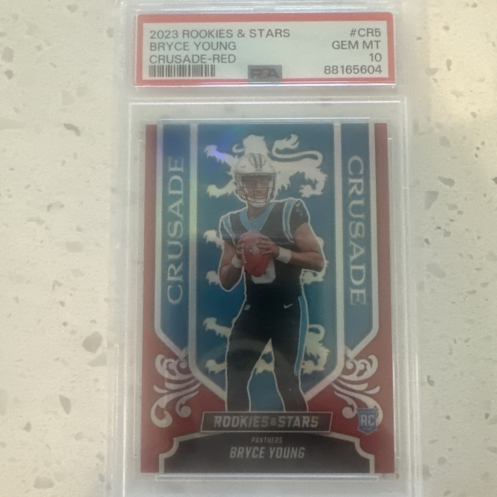 Bryce Young Panini Rookies & Stars Crusade #CR5 Red