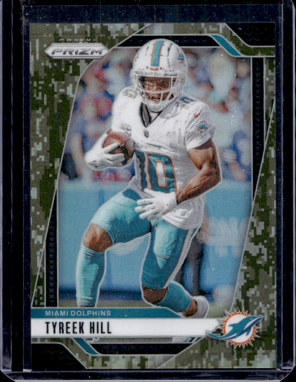 2024 Panini Prizm - Tyreek Hill #177 Forest Camo Prizm /15