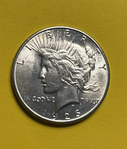 1926 S  PEACE DOLLAR BU