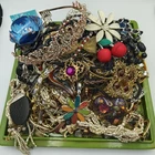 Costume Jewelry Mix Lot 5+ Lb. Vintage To Modern As Is #350