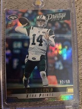 2019 Panini Prestige Sam Darnold 17 Xtra Points Gold New York Jets  #D 02/50