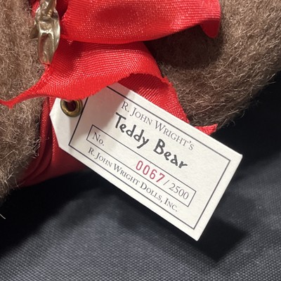 R John Wright Teddy Bear Collectors Club Limited Edition Alpaca